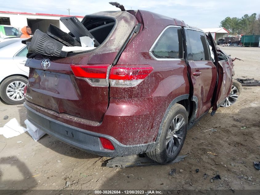 2019 TOYOTA HIGHLANDER LE/LE PLUS - 5TDZZRFH1KS351725