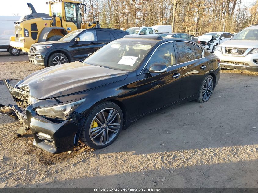 2014 INFINITI Q50 HYBRID SPORT - JN1AV7AR0EM701698