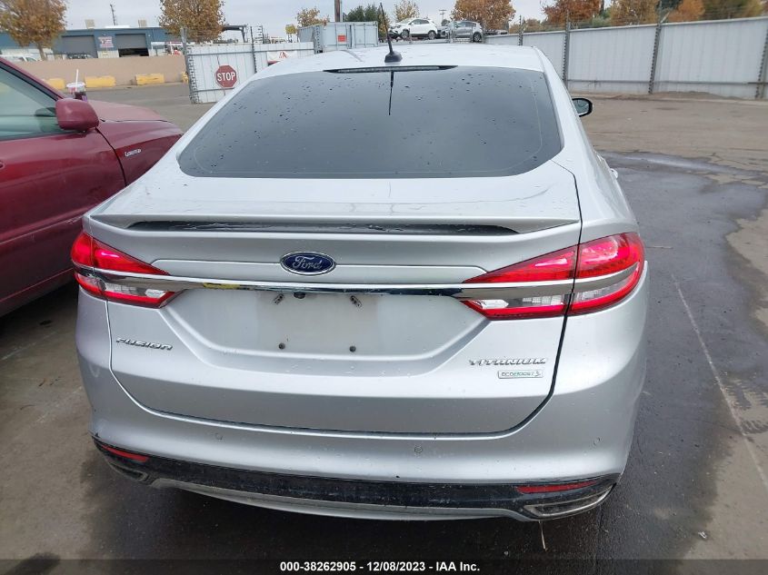 2017 FORD FUSION TITANIUM - 3FA6P0K91HR168183