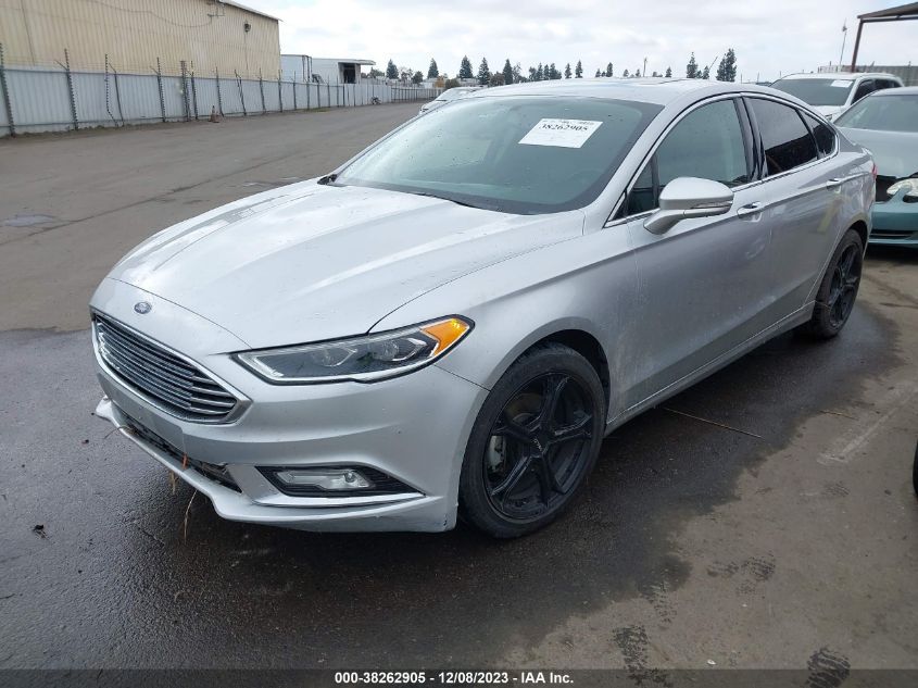 2017 FORD FUSION TITANIUM - 3FA6P0K91HR168183