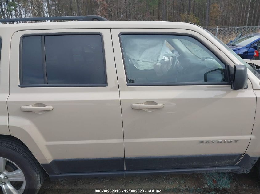 2017 JEEP PATRIOT LATITUDE - 1C4NJPFB3HD162035