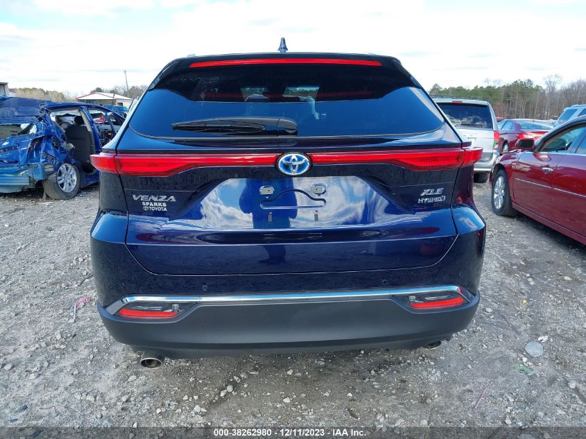 VIN JTEAAAAH4NJ115287 2022 TOYOTA VENZA XLE