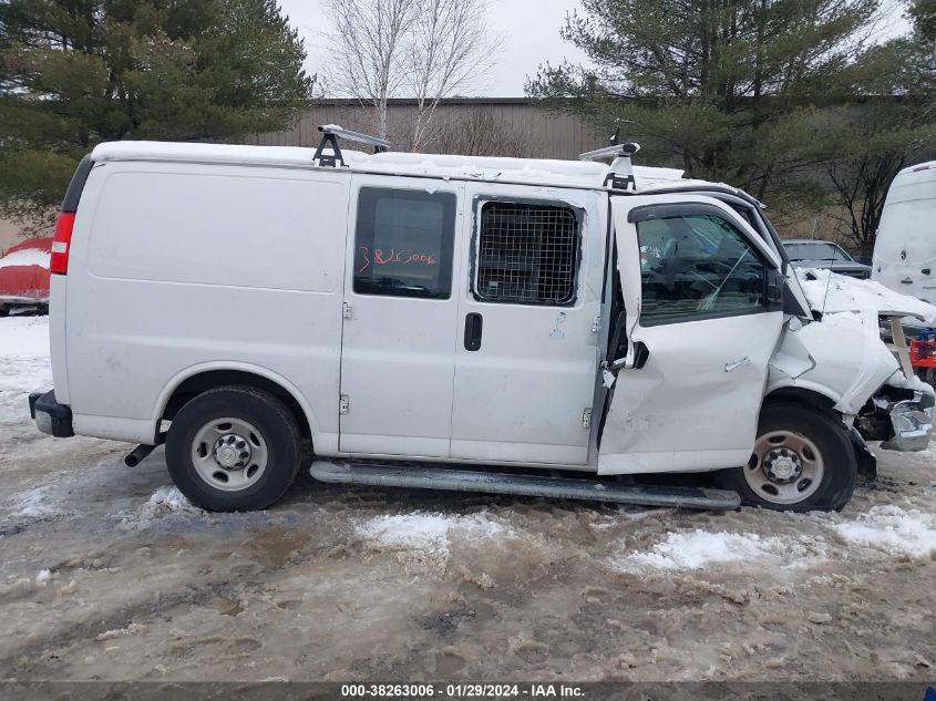 2020 CHEVROLET EXPRESS CARGO RWD 2500 REGULAR WHEELBASE WT - 1GCWGAFG6L1254634