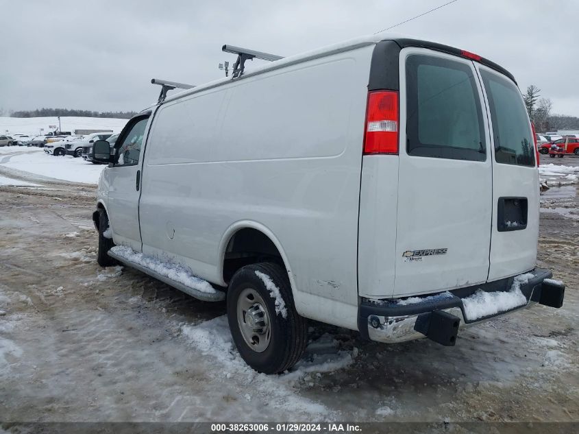 2020 CHEVROLET EXPRESS CARGO RWD 2500 REGULAR WHEELBASE WT - 1GCWGAFG6L1254634