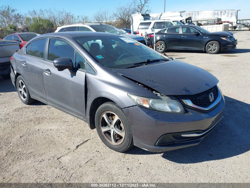2015 HONDA CIVIC SE - 19XFB2F78FE079017