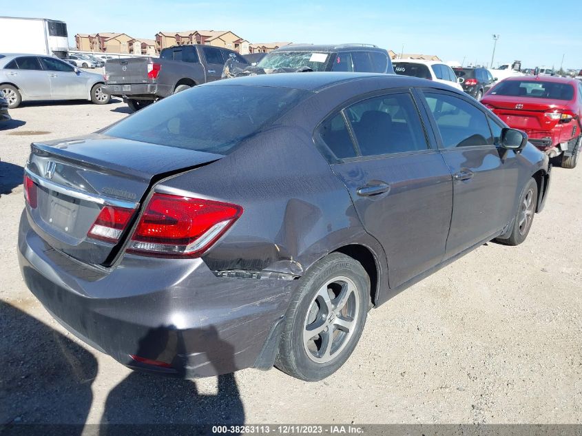 2015 HONDA CIVIC SE - 19XFB2F78FE079017
