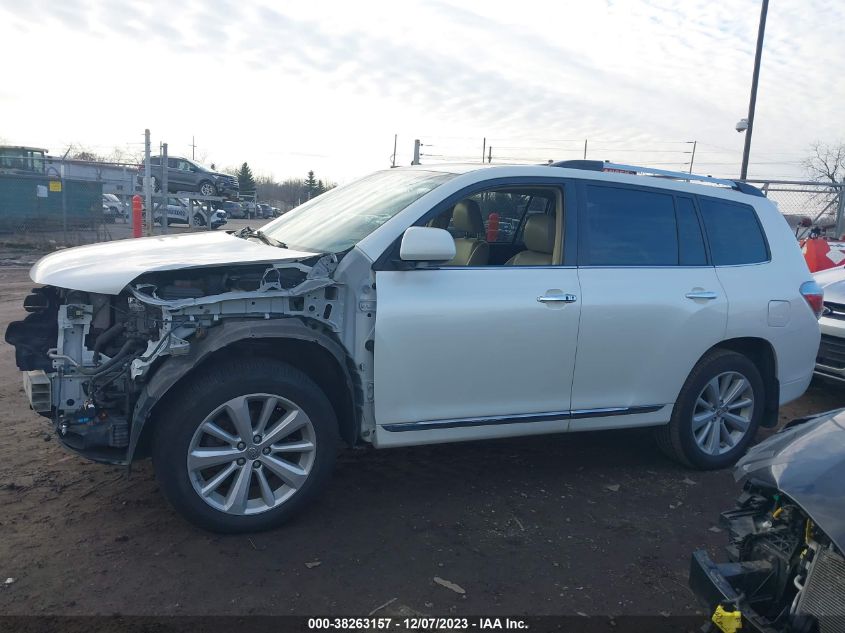 2013 TOYOTA HIGHLANDER HYBRID LIMITED V6 JTEDC3EH2D2013976