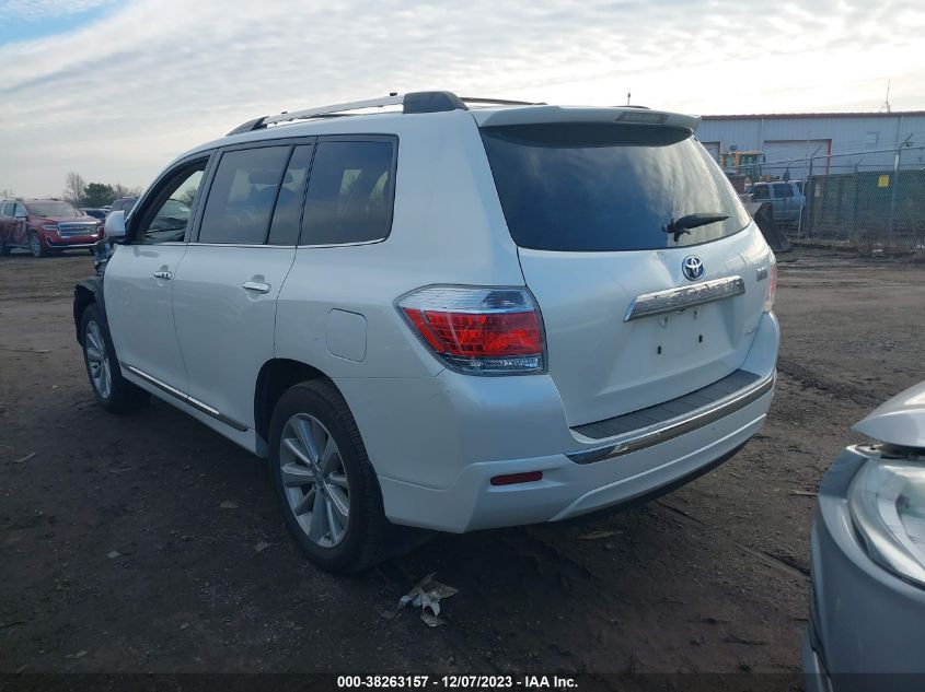2013 TOYOTA HIGHLANDER HYBRID LIMITED V6 JTEDC3EH2D2013976
