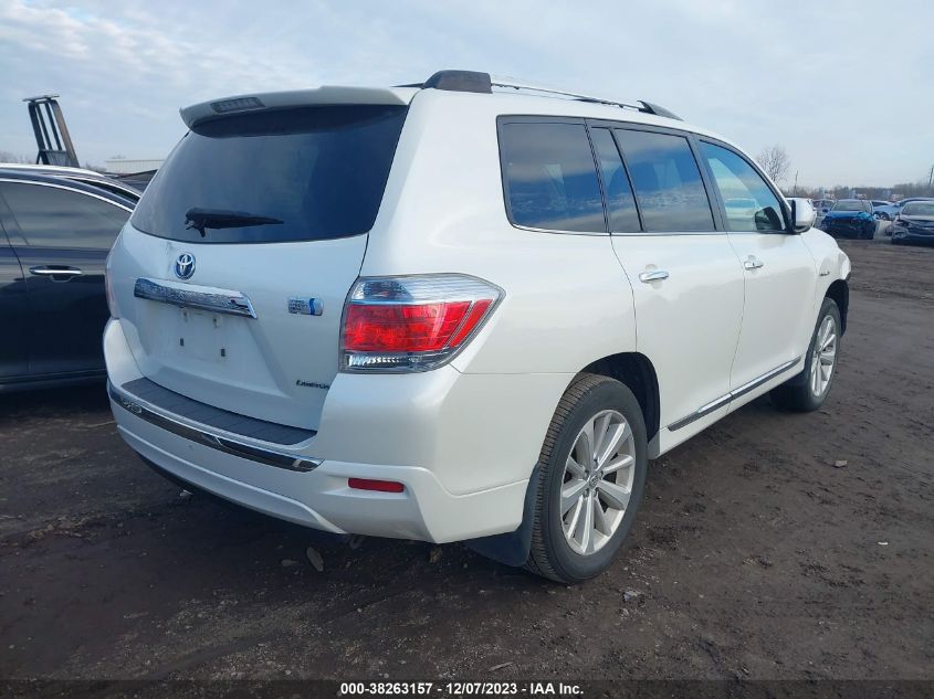 2013 TOYOTA HIGHLANDER HYBRID LIMITED V6 JTEDC3EH2D2013976