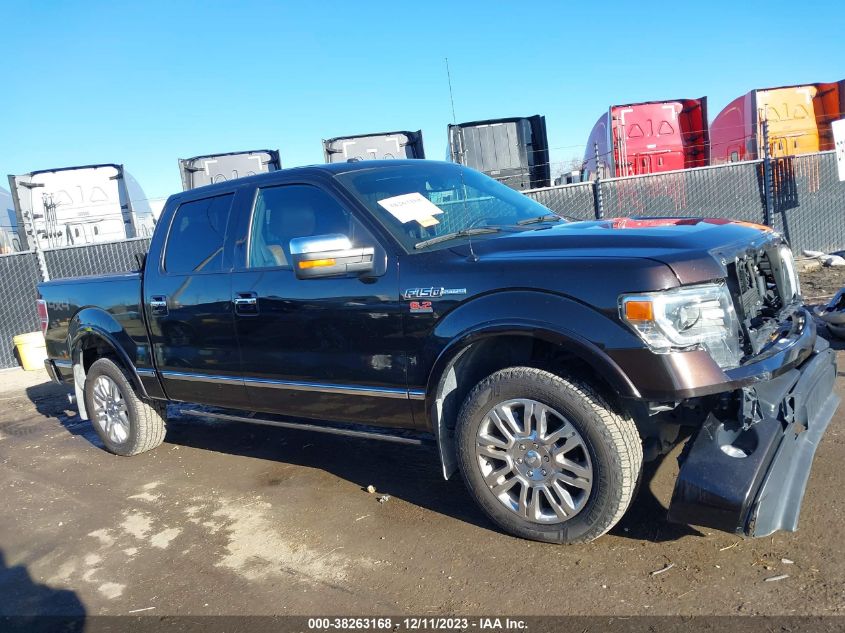 2013 FORD F-150 PLATINUM - 1FTFW1E69DFB44693