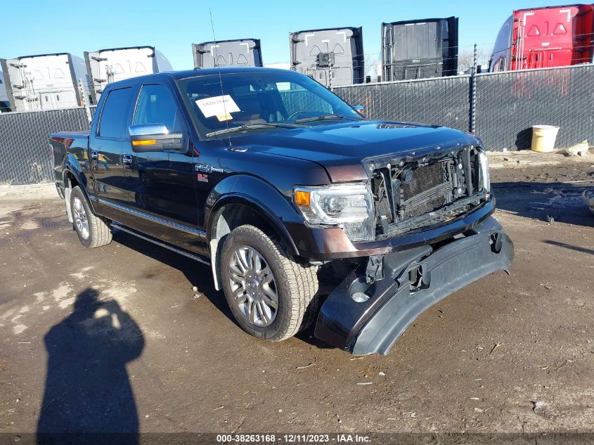 2013 FORD F-150 PLATINUM - 1FTFW1E69DFB44693