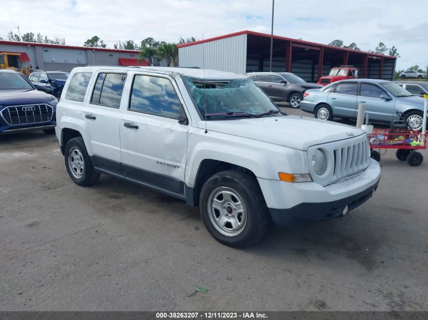 2016 JEEP PATRIOT SPORT - 1C4NJPBA8GD629168