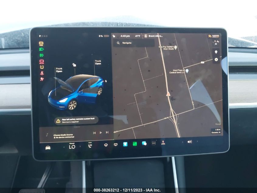 2020 TESLA MODEL Y - 5YJYGDEEXLF013418