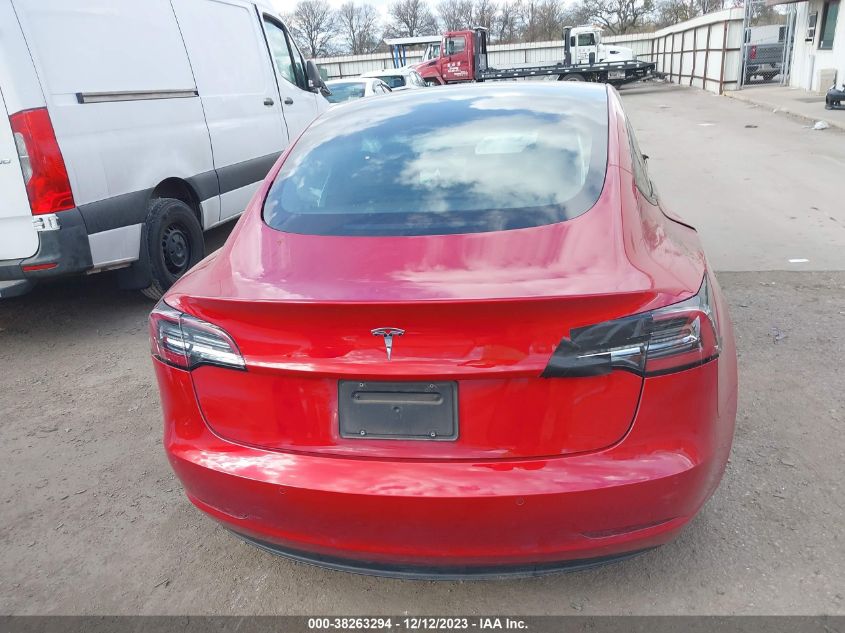 2021 TESLA MODEL 3 STANDARD RANGE PLUS REAR-WHEEL DRIVE - 5YJ3E1EA8MF015861