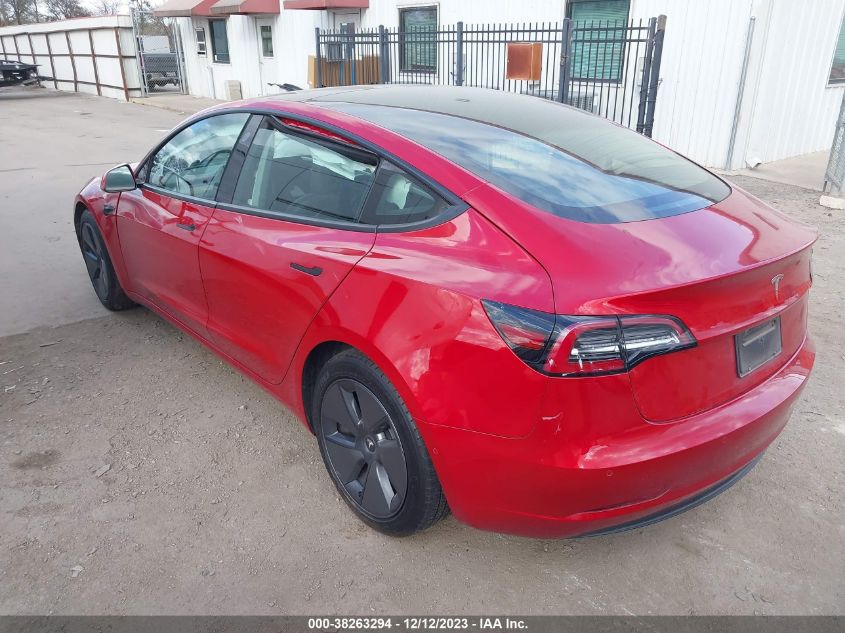 2021 TESLA MODEL 3 STANDARD RANGE PLUS REAR-WHEEL DRIVE - 5YJ3E1EA8MF015861