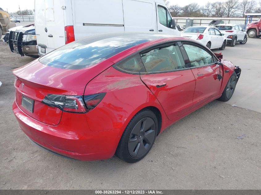 2021 TESLA MODEL 3 STANDARD RANGE PLUS REAR-WHEEL DRIVE - 5YJ3E1EA8MF015861