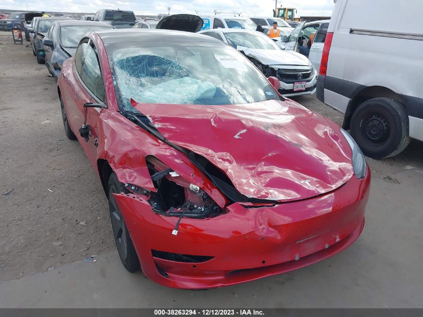 2021 TESLA MODEL 3 STANDARD RANGE PLUS REAR-WHEEL DRIVE - 5YJ3E1EA8MF015861