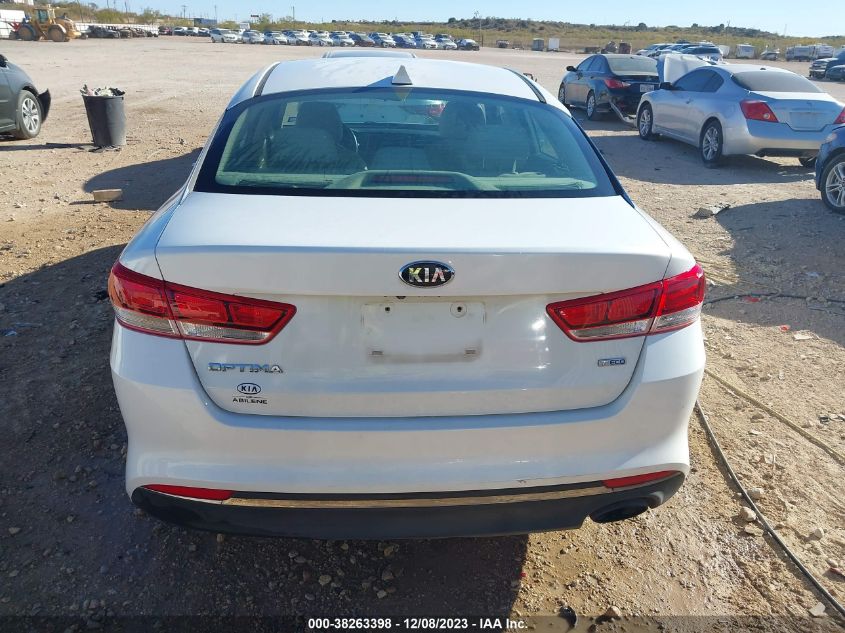 2016 KIA OPTIMA LX TURBO - 5XXGT4L16GG005794