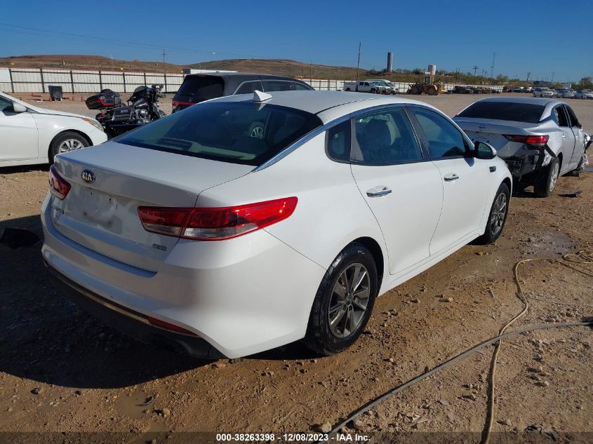 2016 KIA OPTIMA LX TURBO - 5XXGT4L16GG005794