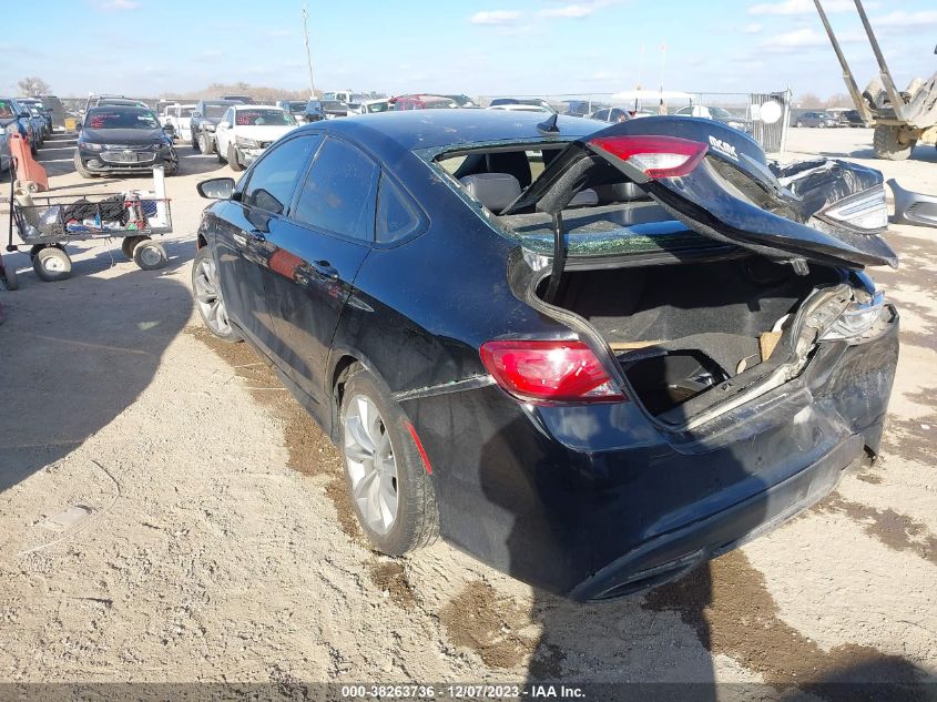 2015 CHRYSLER 200 S - 1C3CCCBB2FN756451