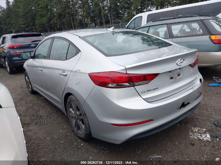 2018 HYUNDAI ELANTRA SEL - 5NPD84LF0JH334437