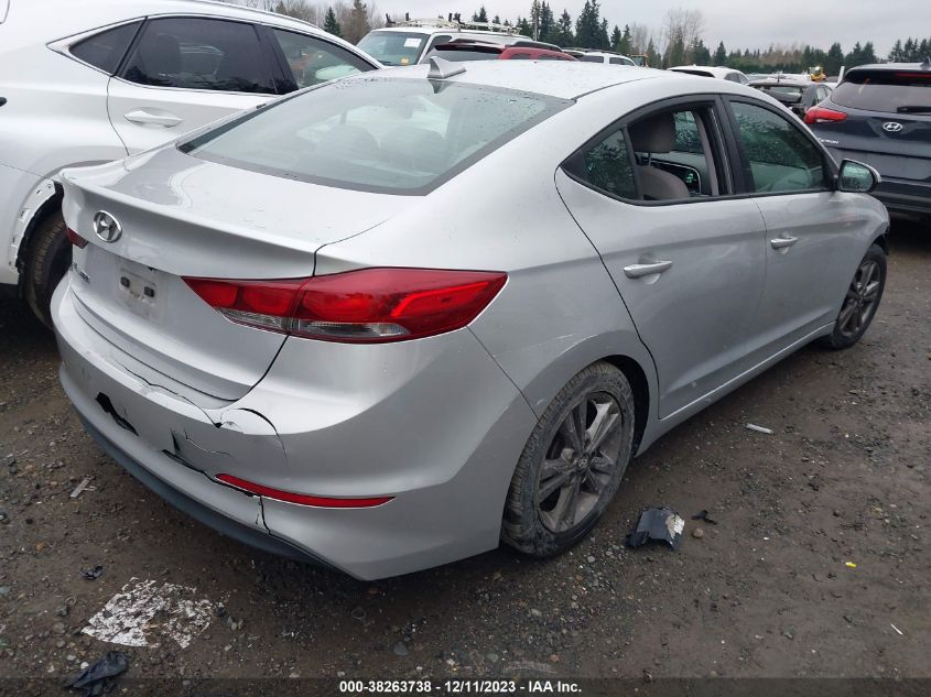 2018 HYUNDAI ELANTRA SEL - 5NPD84LF0JH334437