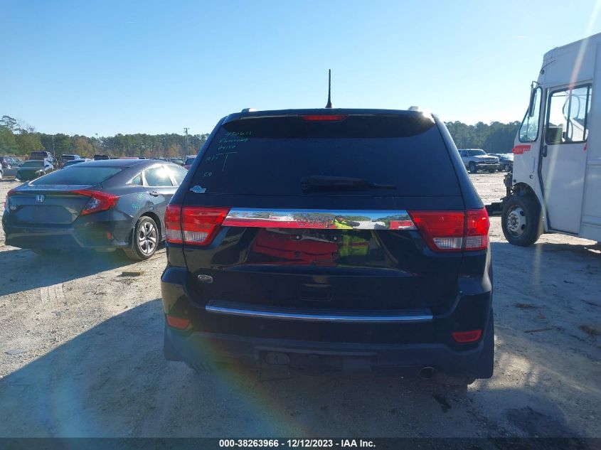 2013 JEEP GRAND CHEROKEE OVERLAND - 1C4RJECG7DC546387