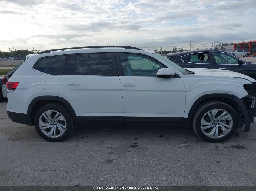 2022 VOLKSWAGEN ATLAS SE - 1V2JR2CA9NC508840