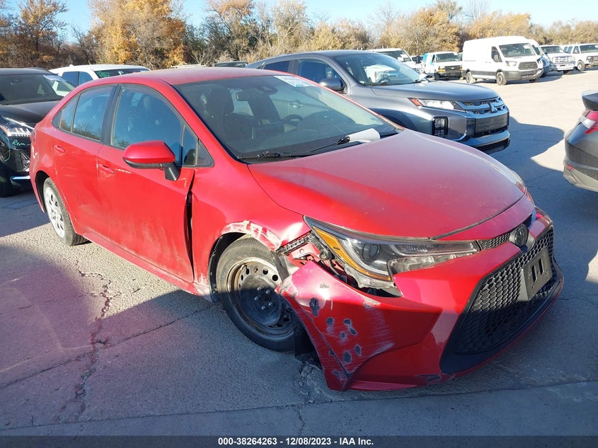 VIN 5YFEPMAE8MP232733 2021 TOYOTA COROLLA LE