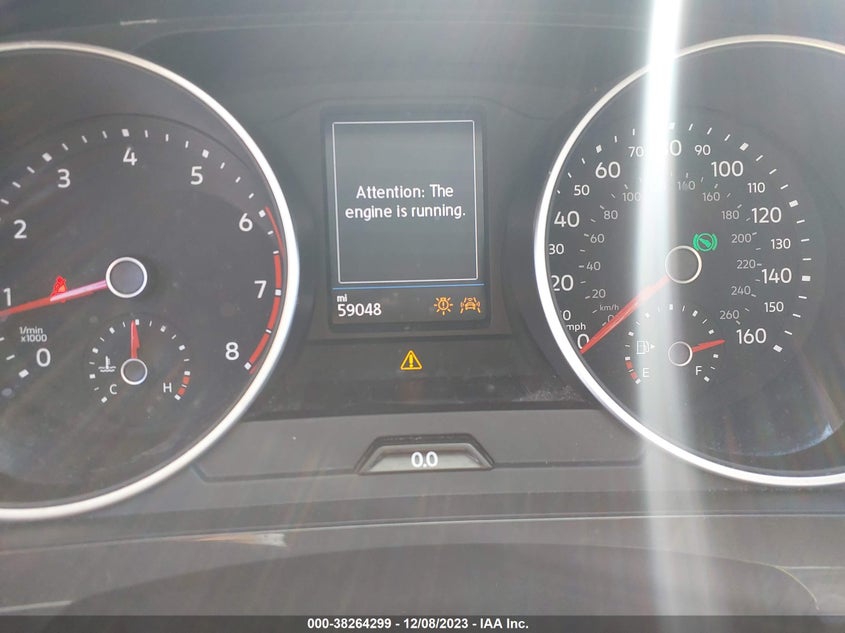 2021 VOLKSWAGEN TIGUAN 2.0L I4 FI DOHC 16V (VIN: 3VV3B7AX9MM046930