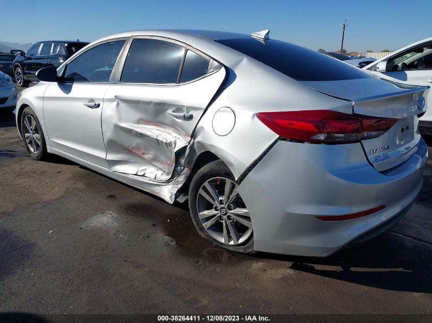 2018 HYUNDAI ELANTRA SEL/VALUE/LIMITED - 5NPD84LF0JH317735