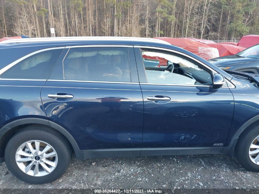 2019 KIA SORENTO 2.4L LX - 5XYPGDA39KG441651