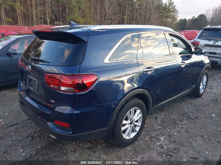 2019 KIA SORENTO 2.4L LX - 5XYPGDA39KG441651
