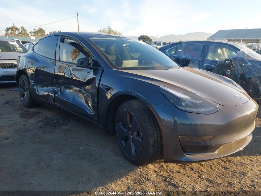 2022 TESLA MODEL 3 REAR-WHEEL DRIVE - 5YJ3E1EA9NF376551