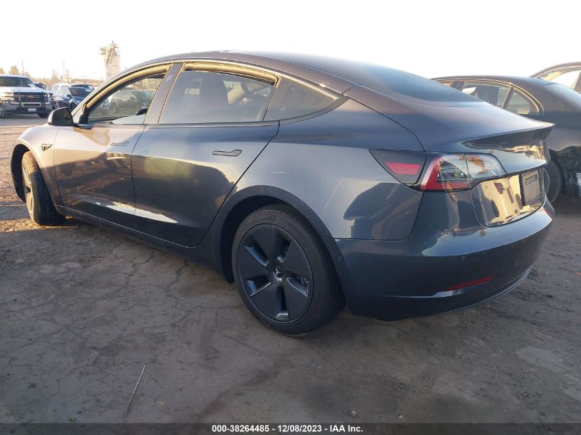 2022 TESLA MODEL 3 REAR-WHEEL DRIVE - 5YJ3E1EA9NF376551