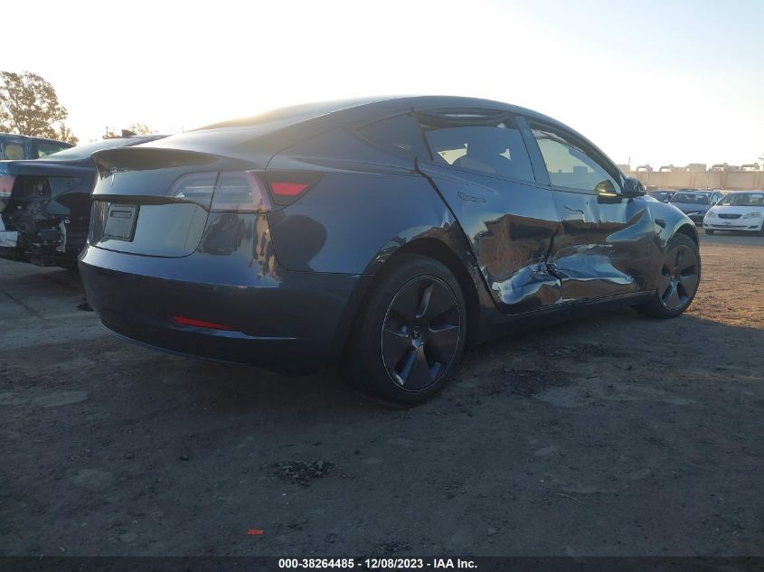 2022 TESLA MODEL 3 REAR-WHEEL DRIVE - 5YJ3E1EA9NF376551