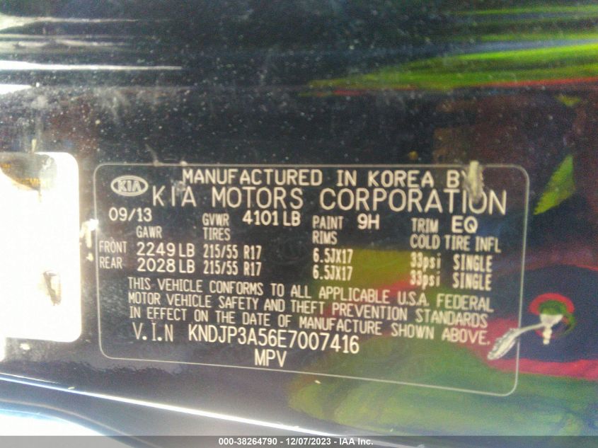 2014 KIA SOUL + - KNDJP3A56E7007416