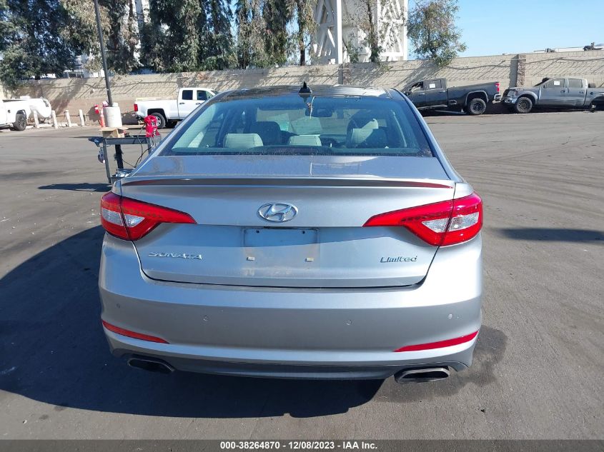 2015 HYUNDAI SONATA LIMITED - 5NPE34AF1FH021166