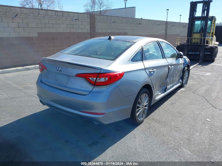 2015 HYUNDAI SONATA LIMITED - 5NPE34AF1FH021166