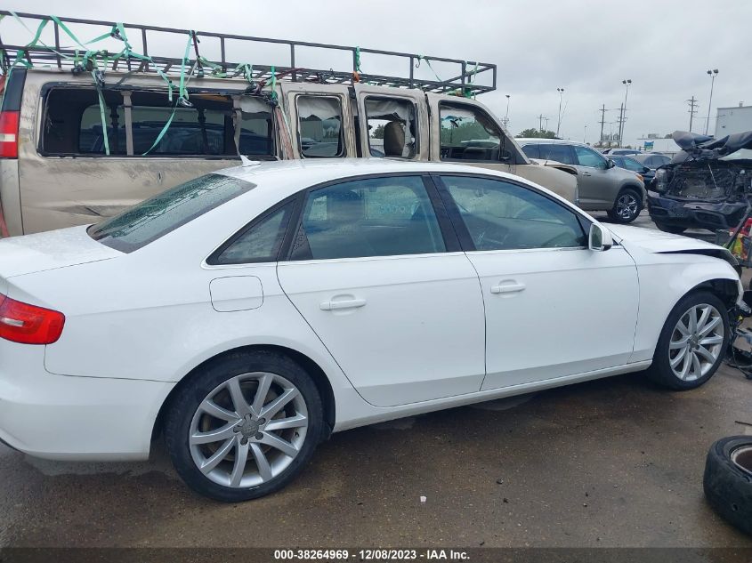 2013 AUDI A4 PREMIUM PLUS - WAUFFAFL6DN032070