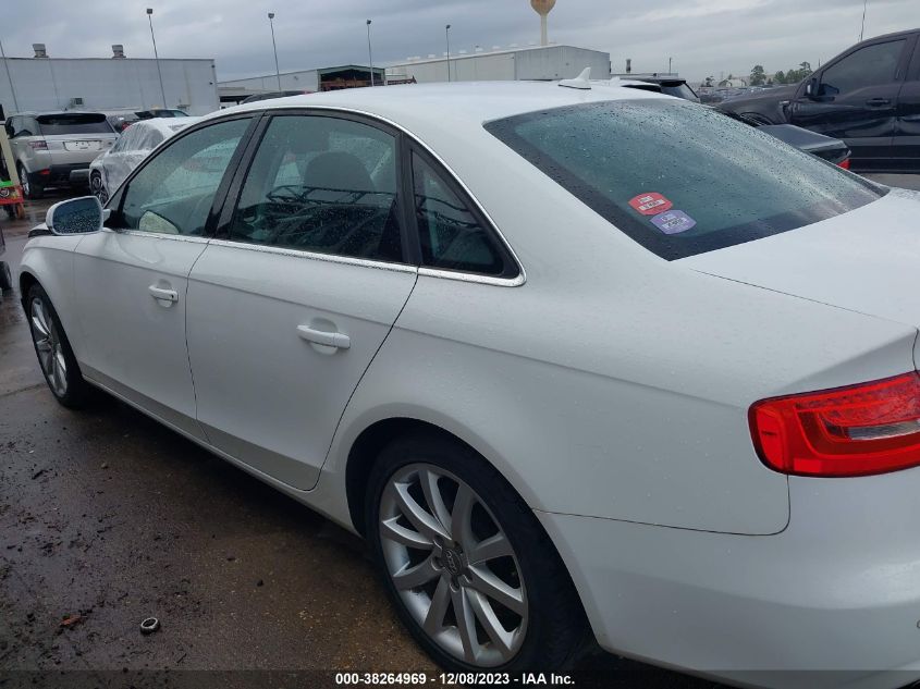 2013 AUDI A4 PREMIUM PLUS - WAUFFAFL6DN032070