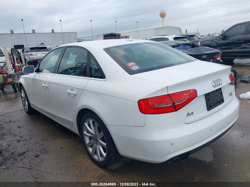 2013 AUDI A4 PREMIUM PLUS - WAUFFAFL6DN032070