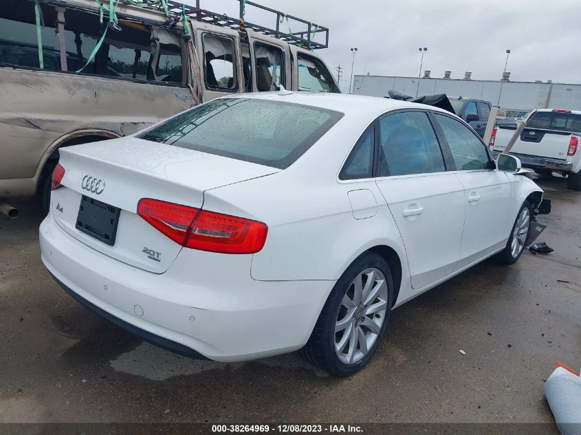 2013 AUDI A4 PREMIUM PLUS - WAUFFAFL6DN032070