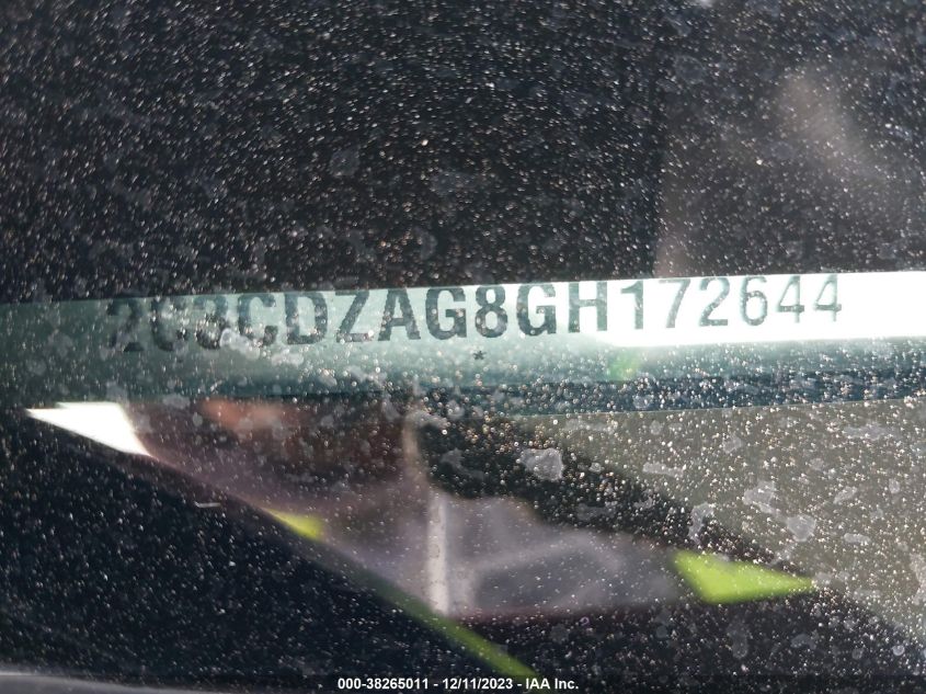 2016 DODGE CHALLENGER SXT - 2C3CDZAG8GH172644