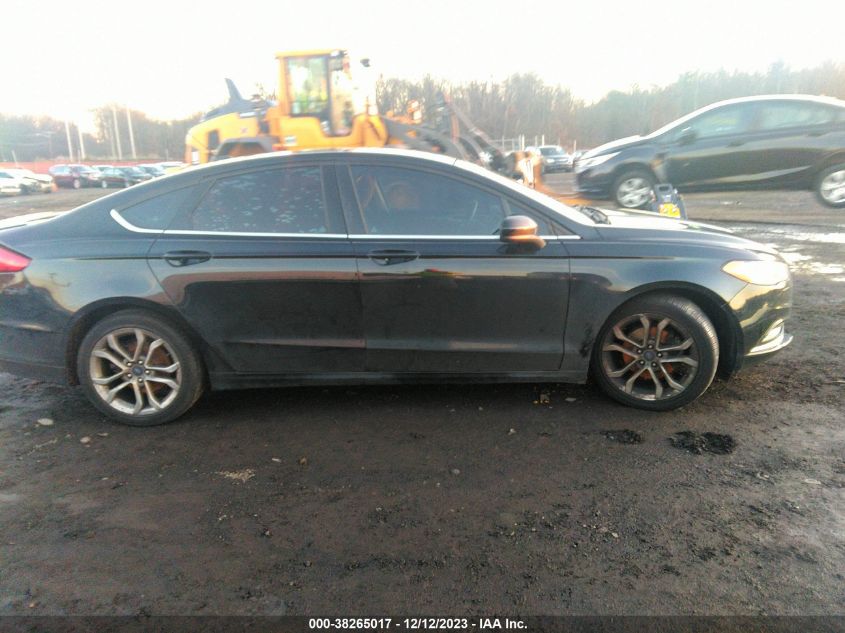 2017 FORD FUSION S - 3FA6P0G72HR102619