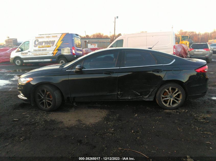 2017 FORD FUSION S - 3FA6P0G72HR102619