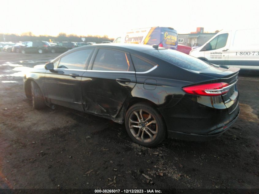 2017 FORD FUSION S - 3FA6P0G72HR102619