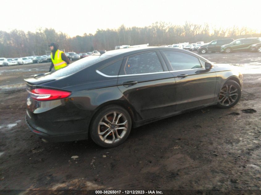 2017 FORD FUSION S - 3FA6P0G72HR102619