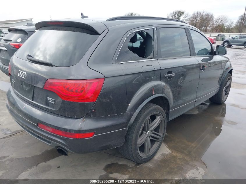 2014 AUDI Q7 3.0T S LINE PRESTIGE - WA1DGAFE4ED019635