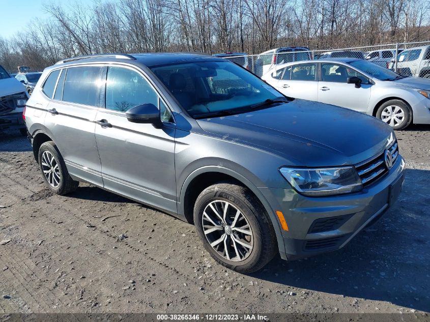 Lot #2534661522 2020 VOLKSWAGEN TIGUAN 2.0T SE/2.0T SE R-LINE BLACK/2.0T SEL salvage car